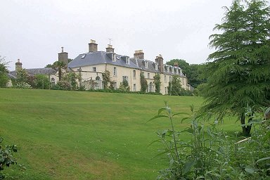 A view of Colonsay House from the garden