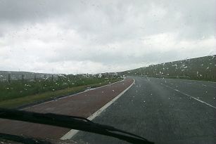 Picture of rain on a windscreen