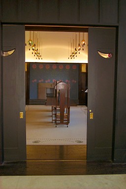 View into the dining room