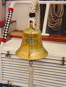 Picture of a copper ship's bell