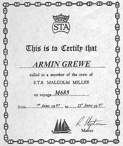 Scan of a certificate of completion