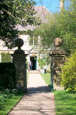 View of the entrance to the house
