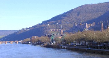 Putting it together: The old bridge and the castle in Heidelberg