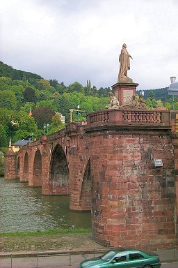 The old bridge over the Neckar