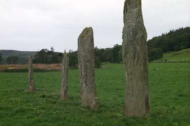 Picture of four standing stones