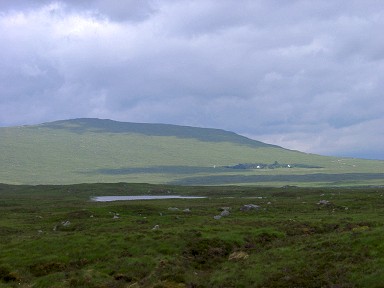 Picture of a wide view over a bleak landscape, Rannoch Moor