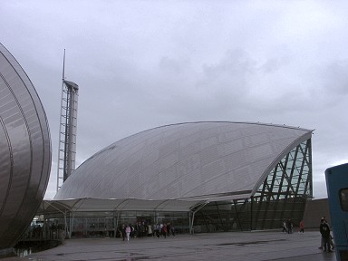Picture of the Glasgow Science Centre: Entrance and Science Mall