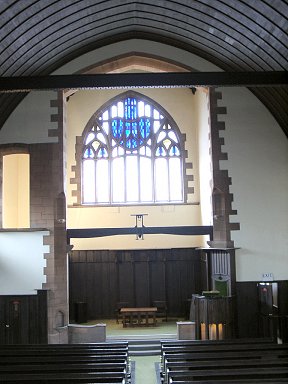 Picture of the inside of Queen's Cross Church