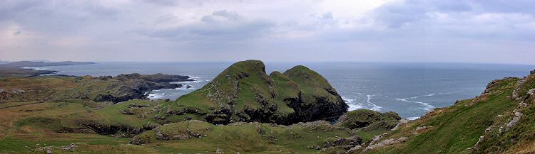 Panoramic picture of the coast