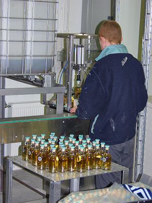 Picture of the bottling facility at Bruichladdich