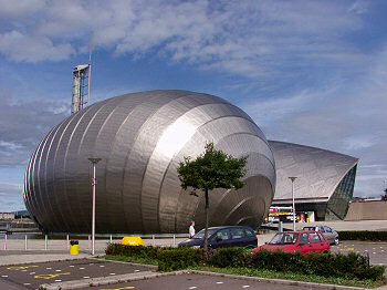 Picture of the Glasgow Science Centre