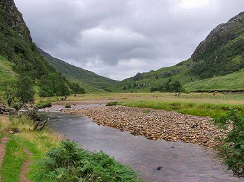 Picture of Steall Meadows with the Water of Nevis