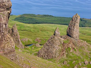 Picture of walkers of the Old Man of Storr