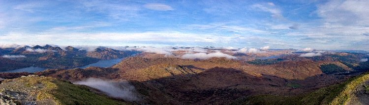 Picture of the panoramic view from Ben Lomond