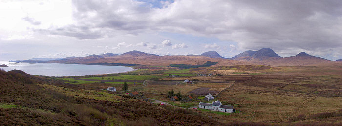 Picture of the panoramic view from Ardfernal Hill