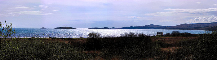 Picture of a panoramic view over Small Isles Bay