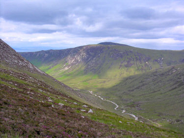 Picture of Glen Catacol from below Meall nan Damh