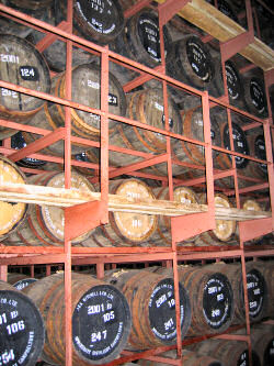 Picture of whisky casks