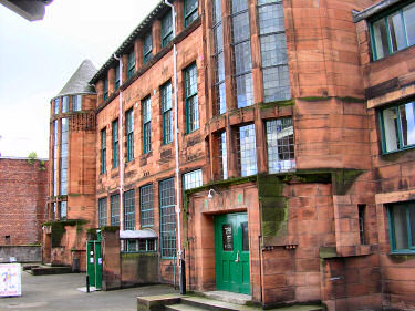 Picture of the front of Scotland Street School