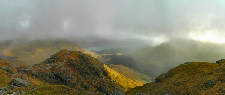 Picture of a panoramic view from Ben Vane