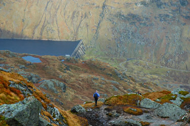 Picture of a view from Ben Vane down to Loch Sloy