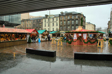 Picture of the Germany Christmas market in Glasgow