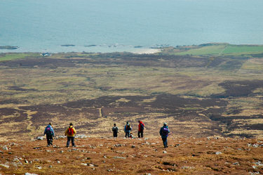 Picture of walkers over Ardtalla