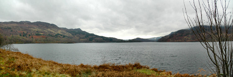 Picture of a panoramic view over a loch