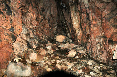 Picture of the inside of a cave