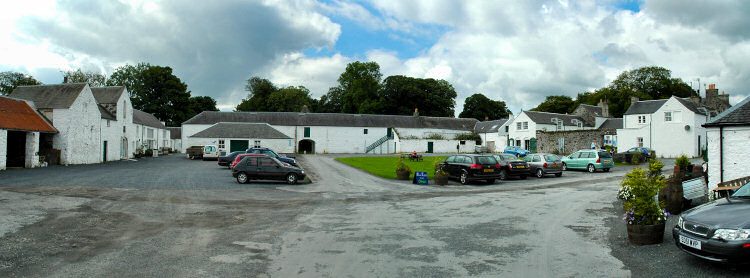 Picture of an old farm yard now converted to small businesses