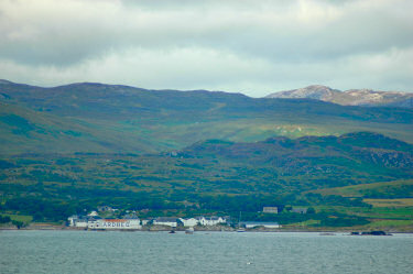 Picture of Ardbeg Distillery seen from the ferry