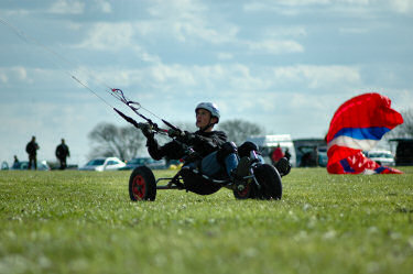 Picture of a kite buggy