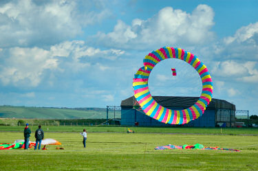 Picture of a large round kite