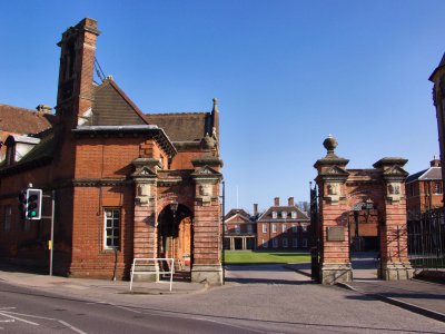 Picture of the entrance to the college