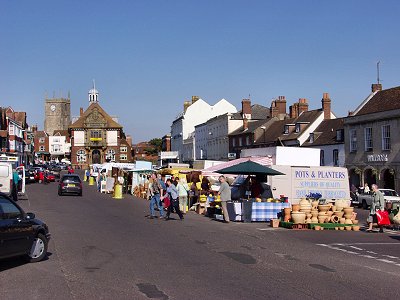 Picture of the High Street in Marlborough