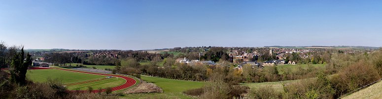 Picture of a panoramic view over Marlborough
