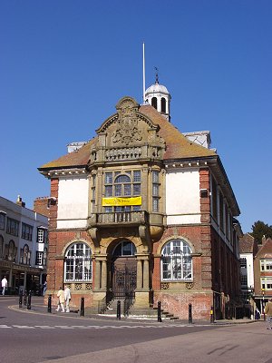 Picture of the town hall in Marlborough