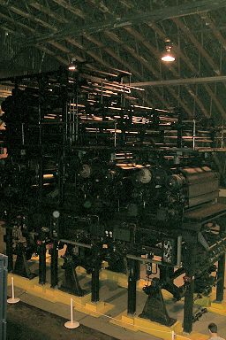 One of the last Fleet Street printing presses