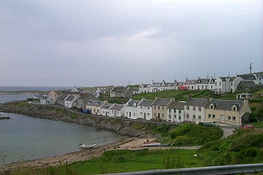 Picture of a view from King Street over to Shore Street in Portnahaven