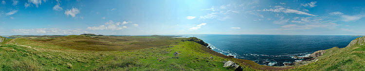Picture of a panoramic view over the Rhinns of Islay