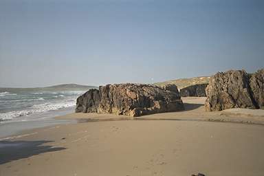 Rock in Machir Bay